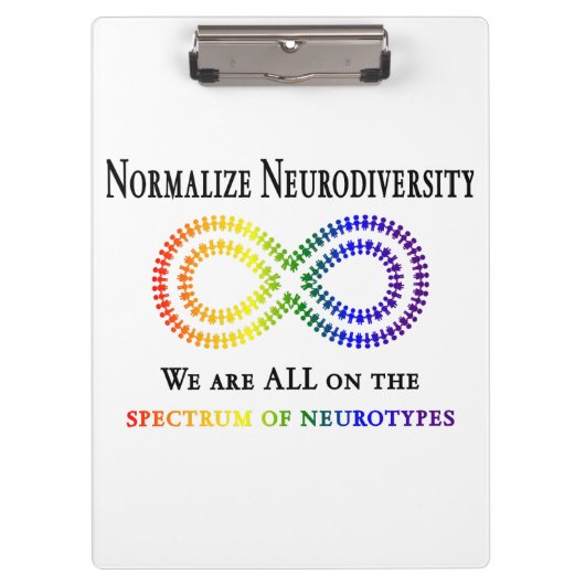 Porte-bloc Normaliser la Neurodiversité (Devant)