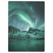 Porte-bloc Northern Lights Nature Photo (Dos)