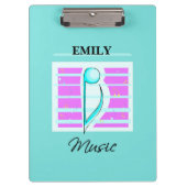 Porte-bloc Note de félicitations, Performance musicale (Devant)