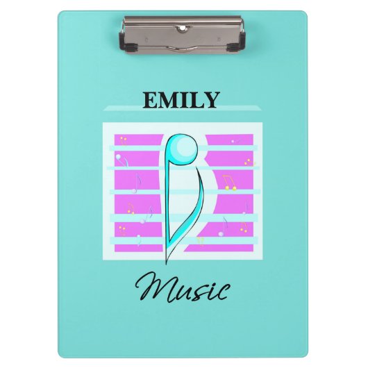 Porte-bloc Note de félicitations, Performance musicale (Devant)