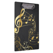 Porte-bloc Note musicale Design or de luxe (Swatch)