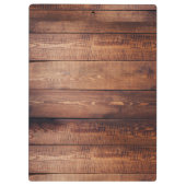 Porte-bloc Notes de cuisine en bois foncé (Dos)