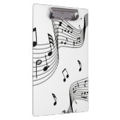 Porte-bloc Notes de musique sur blanc  (Swatch)
