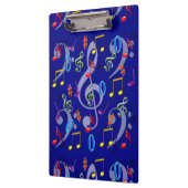 Porte-bloc Notes musicales colorées Porte - bloc (Gauche)