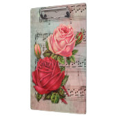 Porte-bloc Notes musicales et Roses vintages (Gauche)