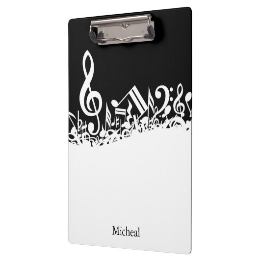Porte-bloc Notes musicales personnalisables (Gauche)