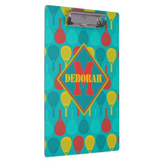 Porte-bloc Notes Padel Smash avec monogramme (Swatch)