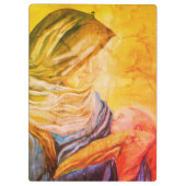 Porte-bloc Notre Dame du Silence tenant le bébé Jésus (Dos)