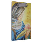 Porte-bloc Notre Dame du Silence tenant le bébé Jésus (Swatch)