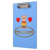 Porte-bloc Nounours en peluche (Gauche)