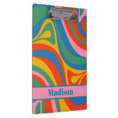 Porte-bloc Nouveau Motif Abstrait coloré Groove personnalisé (Swatch)