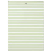 Porte-bloc Nouveau vert propre de rayures (Dos)