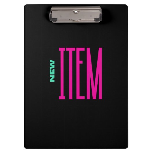 Porte-bloc Nouvel article (Devant)