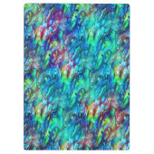 Porte-bloc Nouvelle-Zélande Abalone Paua Shell Motif 1 (Dos)