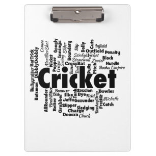 Porte-bloc Nuage de mot cricket