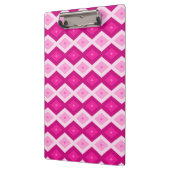 Porte-bloc Nuances de motif de diamant fuchsia (Gauche)
