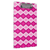 Porte-bloc Nuances de motif de diamant fuchsia (Swatch)