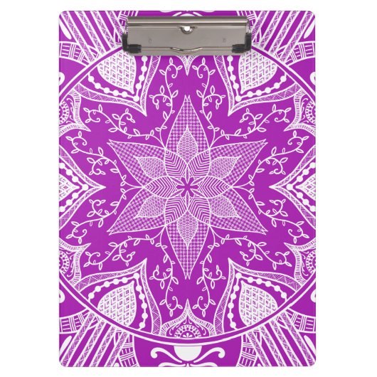 Porte-bloc Nudibranche Mandala (Devant)