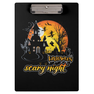 Porte-bloc Nuit d'Halloween effrayant