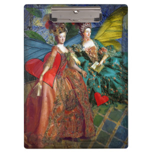 Porte-bloc Nuit étoilée Demoiselles Rococo Ailes de Papillon