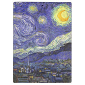 Porte-bloc Nuit étoilée par Vincent van Gogh (Dos)