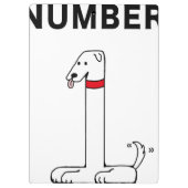 Porte-bloc Numéro un chien (Dos)