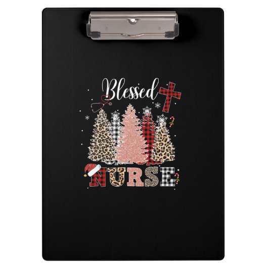 Porte-bloc Nurse Gift | Blessed Nurse (Devant)