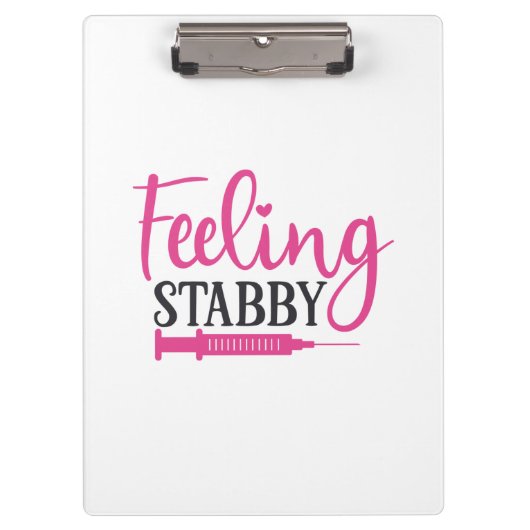 Porte-bloc Nurse Gift Feeling Stabby Nurse (Devant)