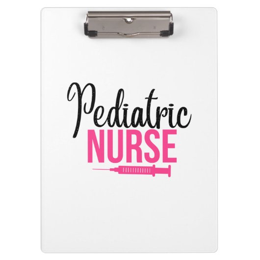 Porte-bloc Nurse Gift Pediatric Nurse (Devant)