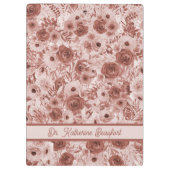 Porte-bloc Ob/Gyn Midwoman Florale Enfance Cervix Ovaires (Dos)
