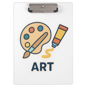 Porte-bloc Objet de l'art - Palette de peinture et pinceau