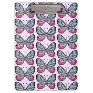 Porte-bloc Octobre Pink verre papillon Motif Design