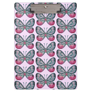 Porte-bloc Octobre Pink verre papillon Motif Design