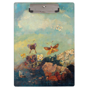 Porte-bloc Odilon Redon Papillons Symbolisme Vintage Art
