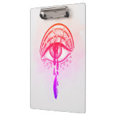 Porte-bloc Oeil psychédélique Pastel Goth Esthétique (Gauche)