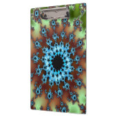 Porte-bloc OEil vert et bleu clair (Gauche)