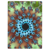 Porte-bloc OEil vert et bleu clair (Dos)
