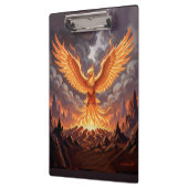 Porte-bloc Œuvre d'art murale triptyque Phoenix Majestique (Gauche)