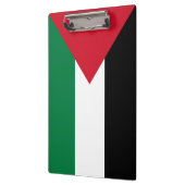 Porte-bloc officiellement le drapeau de l'État de Palestine (Gauche)