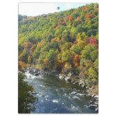 Porte-bloc Ohiopyle River à l'automne II Pennsylvanie Automne (Dos)