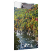 Porte-bloc Ohiopyle River à l'automne II Pennsylvanie Automne (Swatch)