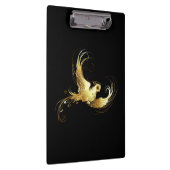 Porte-bloc Oiseau d'or sur Arrière - plan noir (Swatch)