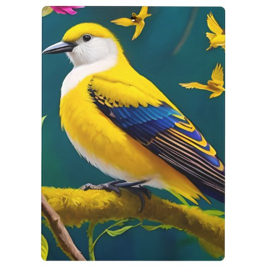 Porte-bloc Oiseau doré (Dos)