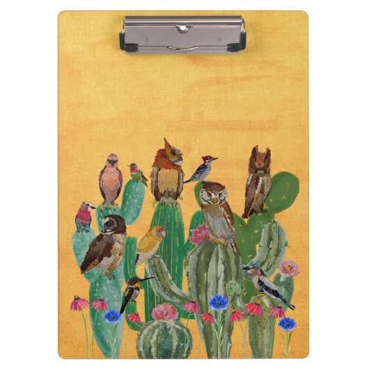PORTE-BLOC OISEAUX DU DÉSERT (Devant)