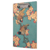 Porte-bloc Oiseaux Fleurs Hokusai Art Japonais (Gauche)