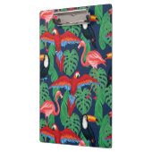 Porte-bloc Oiseaux tropicaux dans des couleurs lumineuses (Gauche)
