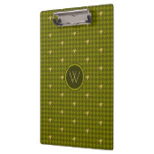 Porte-bloc Olive avec Porte - bloc Houndstooth Gold Accent (Gauche)