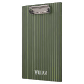 Porte-bloc Olive Pinstripes (Gauche)