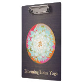 Porte-bloc Om Lotus Floral Mandala Wood (Gauche)