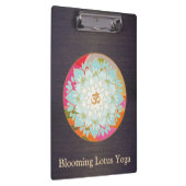 Porte-bloc Om Lotus Floral Mandala Wood (Swatch)